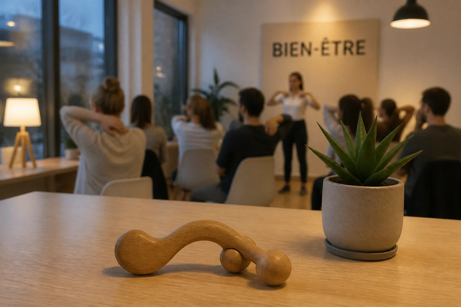 Atelier d'auto-massage au bureau : plan de déploiement