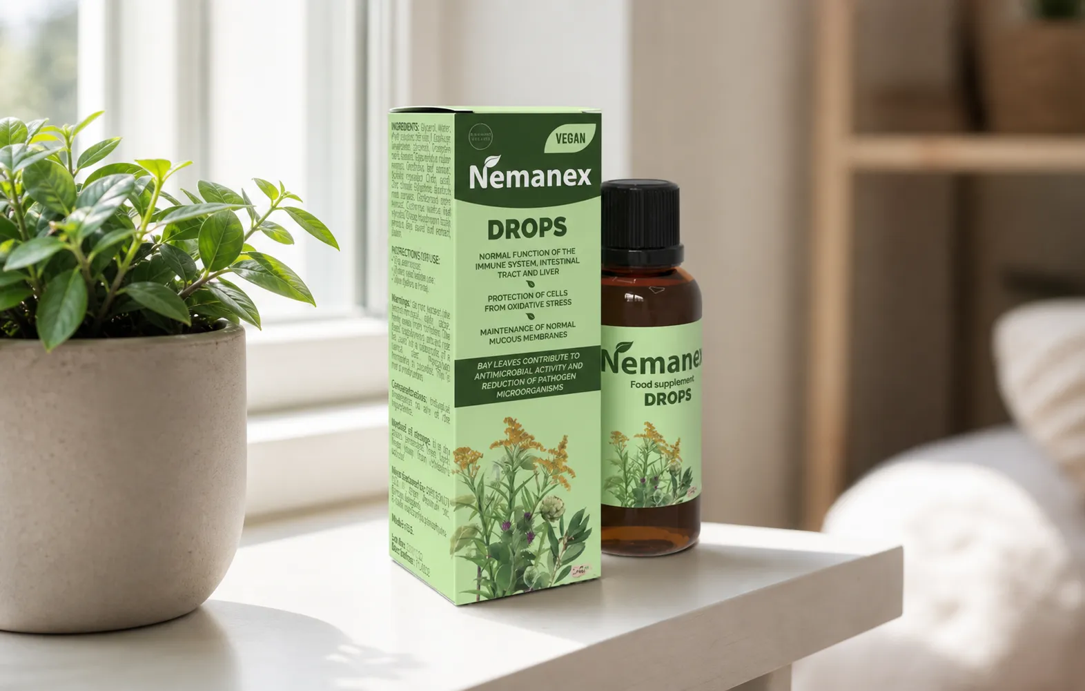 Nemanex Cystitis — le produit au quotidien