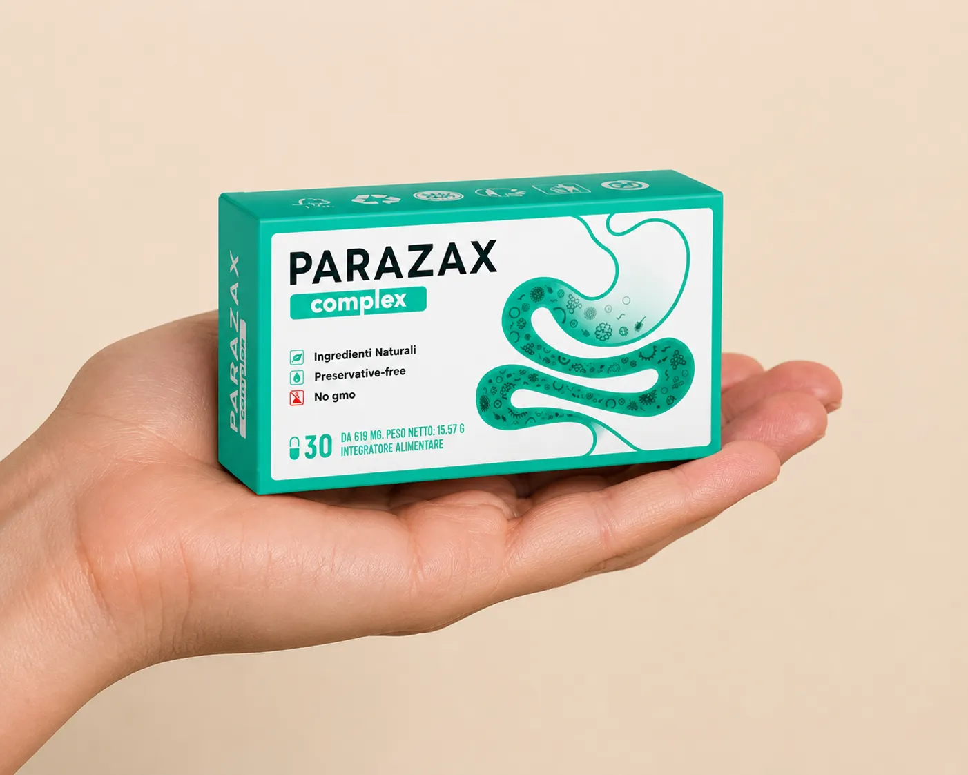Parazax Complex — le produit en main
