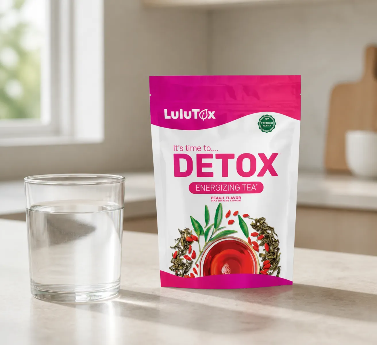 Lulutox Detox Tea HCTC — le produit au quotidien