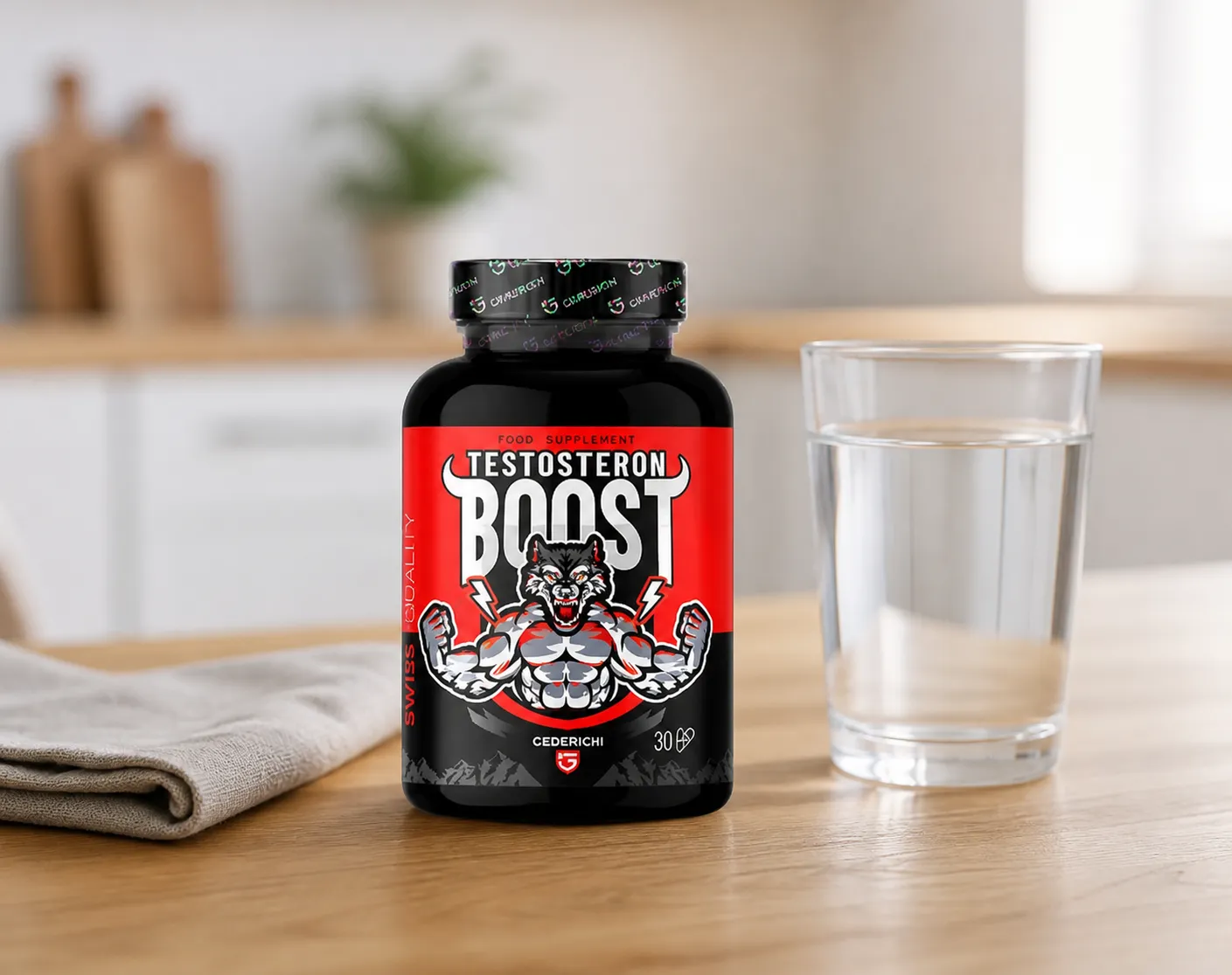 Testosteron Boost — le produit au quotidien