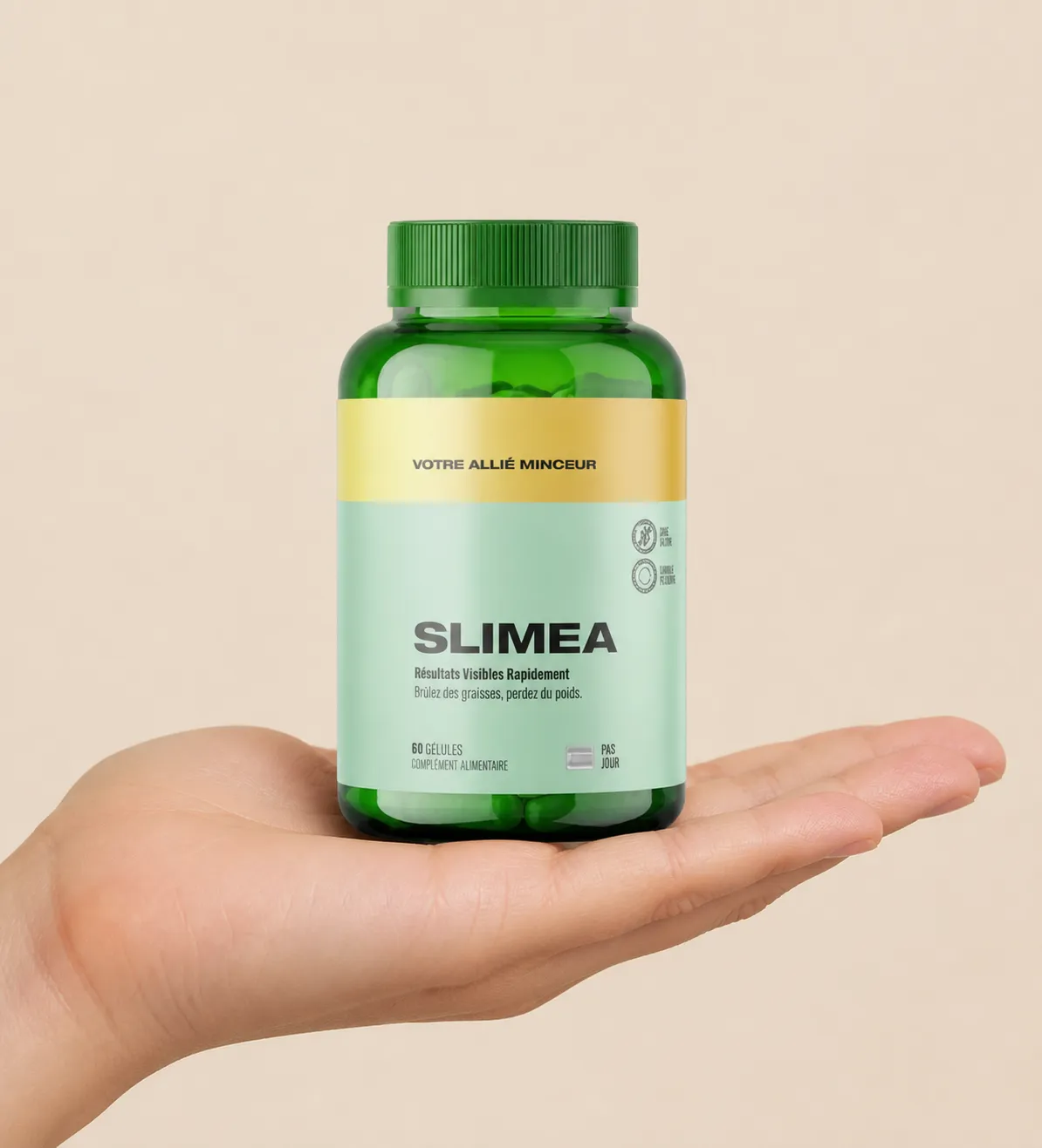 Slimea — le produit en main