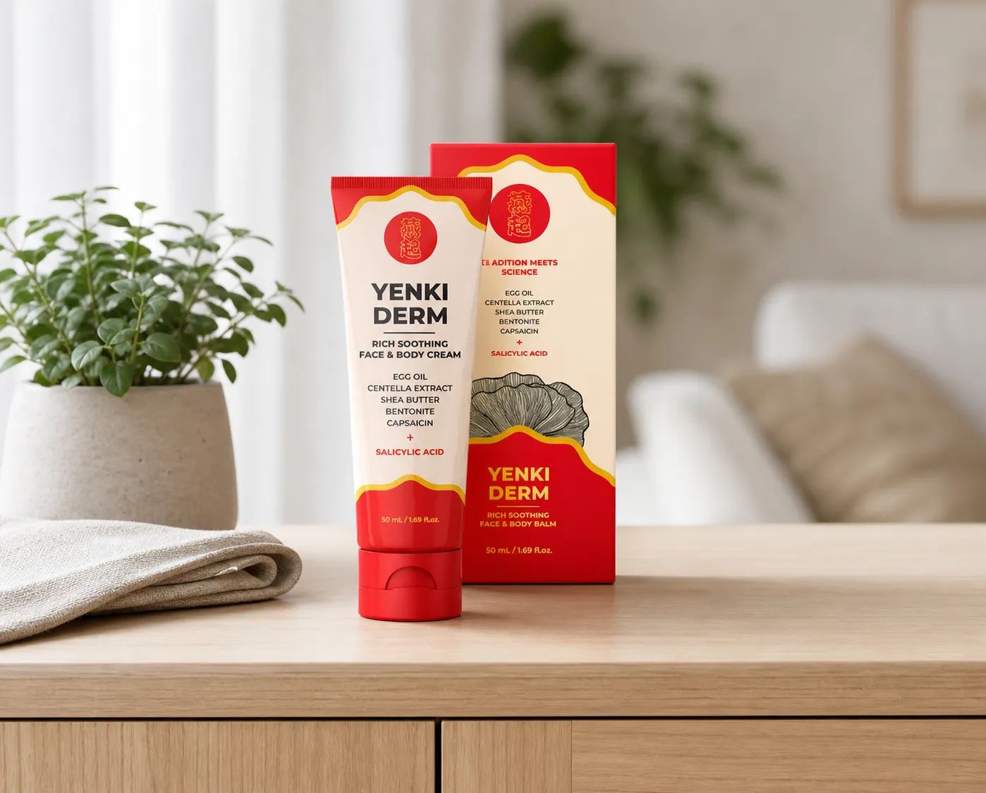 Yenki Derm — le produit au quotidien