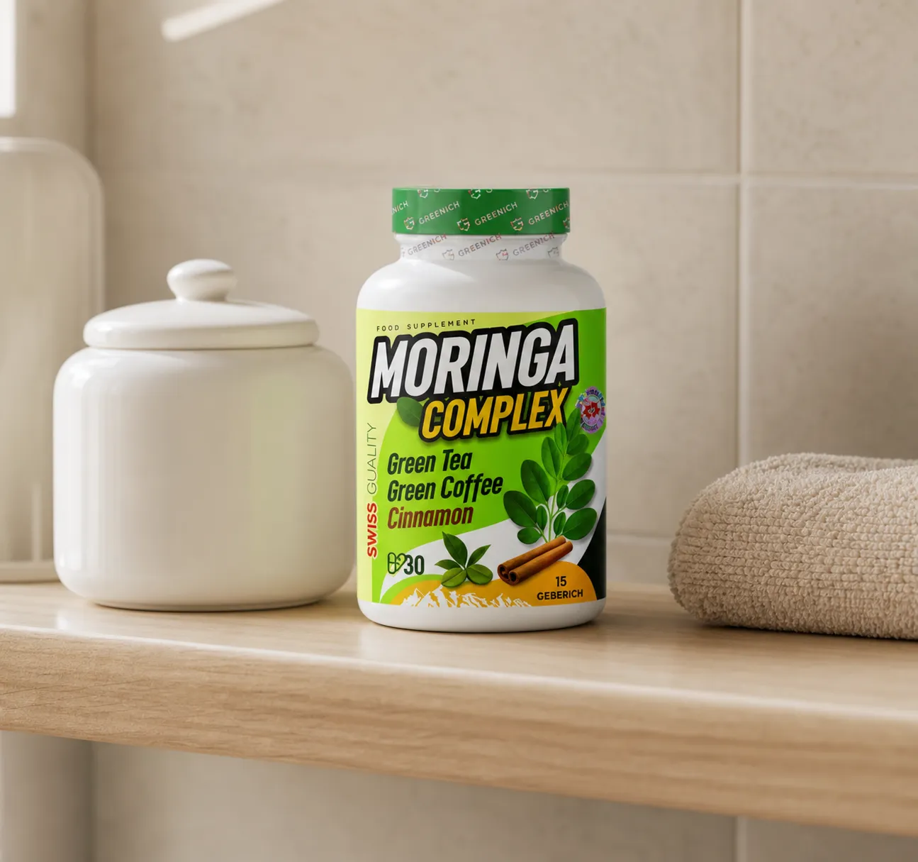 Moringa Complex — le produit au quotidien