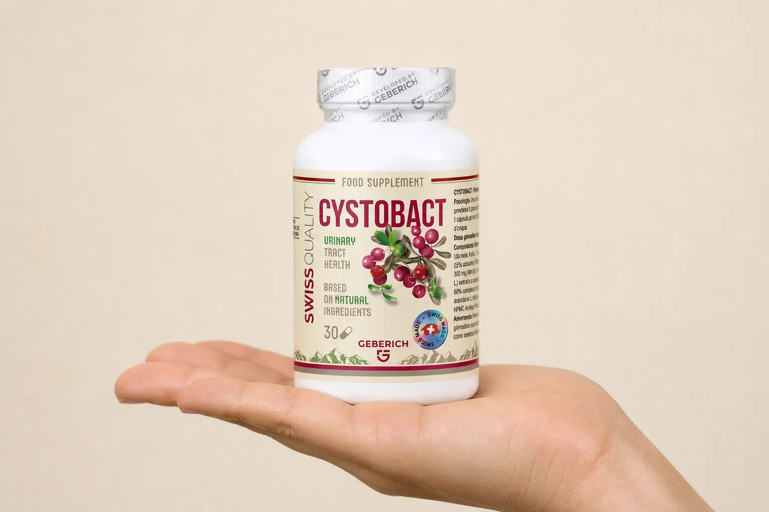 CYSTOBACT — le produit en main