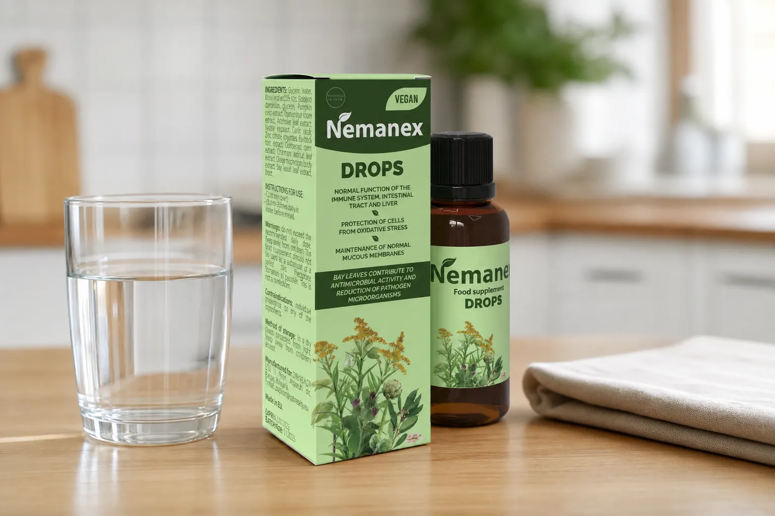 Nemanex — le produit au quotidien