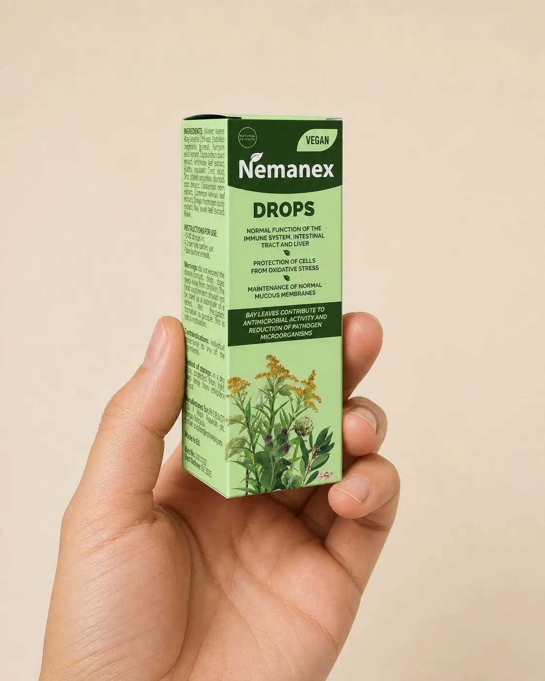 Nemanex — le produit en main