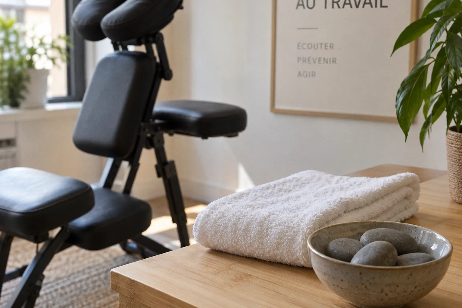 Prévention des risques psychosociaux : le déploiement du massage